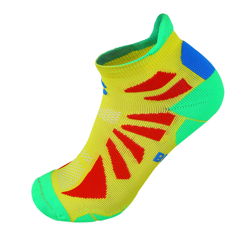 Short Walking Compression Socks Outdoor Sports Running Socks Quick Dry Breathable Cushion Socks